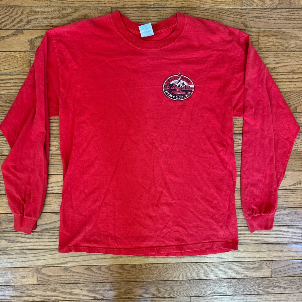 St.Augustine Red Long Sleeve Shirt
